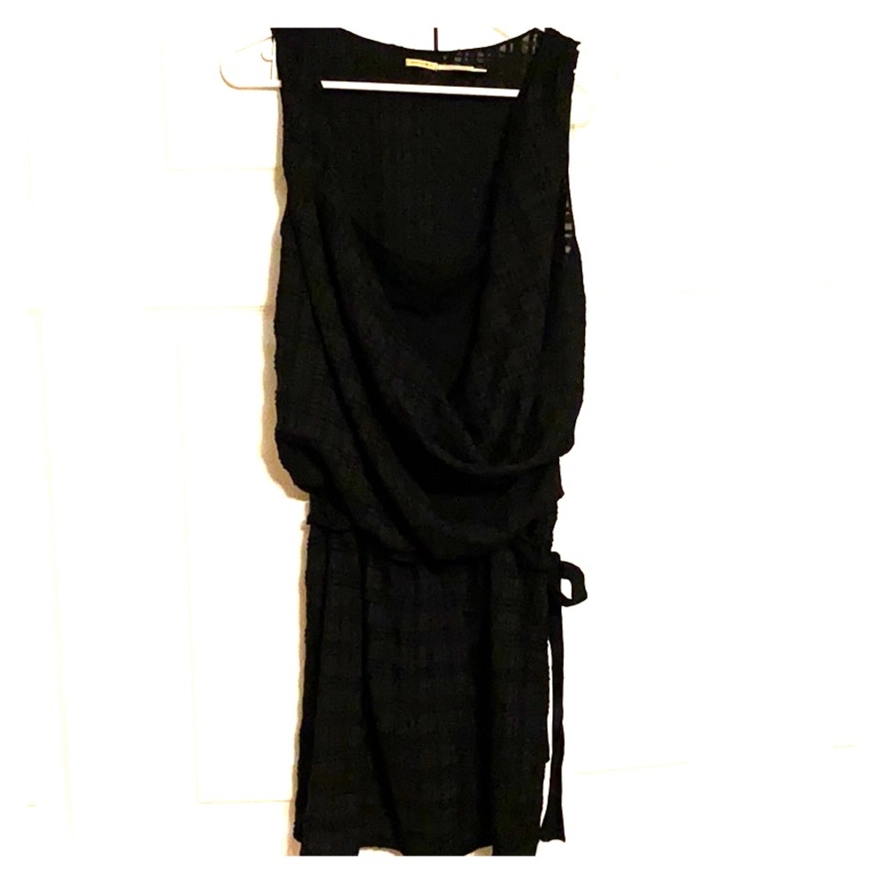 MaxStudio Black Casual Mini Dress